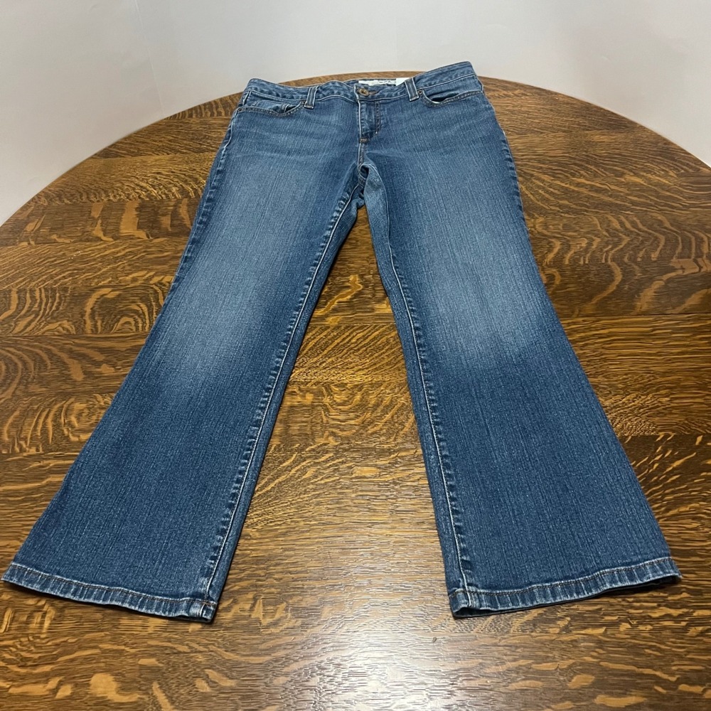 DKNY Jeans Jeans Womens 14P Blue Bootcut Medium Wash KCPUB029-471